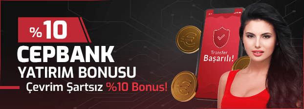 %10 Çevrim Şartsız Cepbank Yatırım Bonusu - Dinamobet