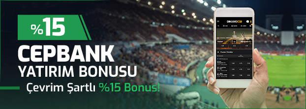 %15 Cepbank Çevrim Şartlı Bonusu - Dinamobet