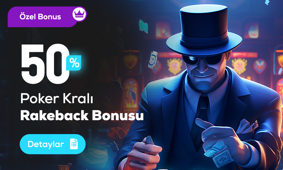 %50 Poker Kralı Rakeback Bonusu - Betkom