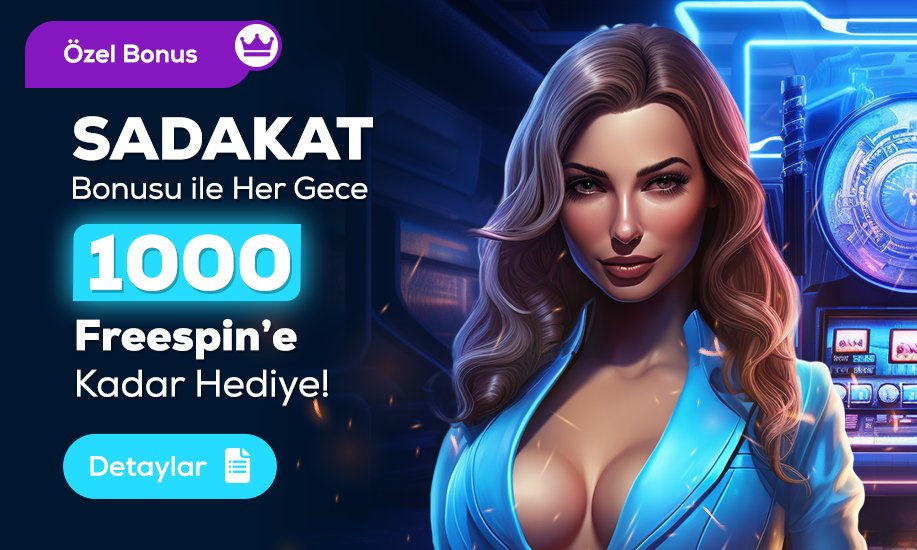 Betkom'a Özel Sadakat Bonusu 1.000 Freespin - Betkom