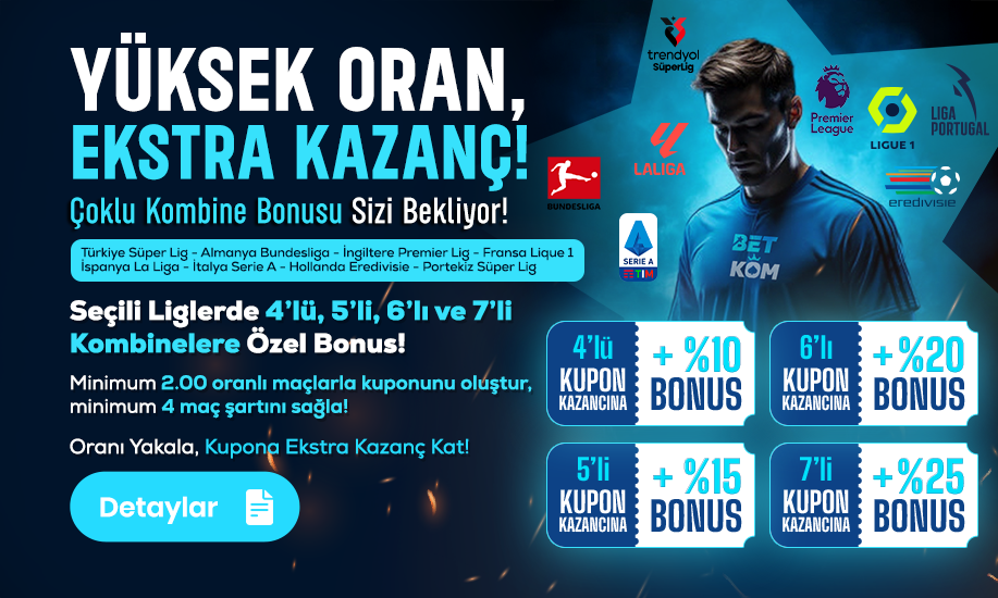 Çoklu Kombine Bonusu - Betkom