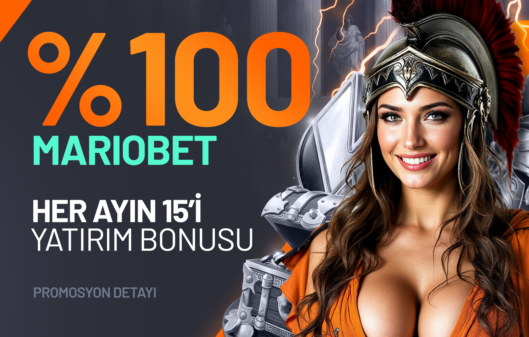 Marıobet Her Ayın 15’i %100 Yatırım Bonusubonus Kullanımı:- Mariobet Her Ayın 15’i %100 Yatırım Bonusu, Yalnızca Bir (1) Yatırım İçin Geçerlidir.- Maksimum 5.000 Tl’ Ye Kadar Yatırımlarda Kullanılabilir.bonus Talebi:- Yatırım İşlemi Tamamlandıktan Sonra, Yatırım Talep Formu Üzerinden Otomatik Olarak Bonus Talebi Yapılmalıdır.- Sonradan Ayrı Veya Manuel Bir Bonus Talebi Yapılamaz.çevirim Şartları:spor Bahisleri:- Tekli Bahislerde: (yatırım + Bonus) X12 Çevrim Yapılmalıdır.- Minimum Oran: 1.60- Kombine Kuponlarda: Her Maçın Oranı En Az 1.60 Olmalı Ve (yatırım + Bonus) X10 Çevrim Tamamlanmalıdır. - Mariobet