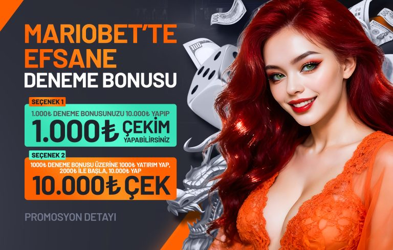Deneme Bonusu Şartları - Mariobet