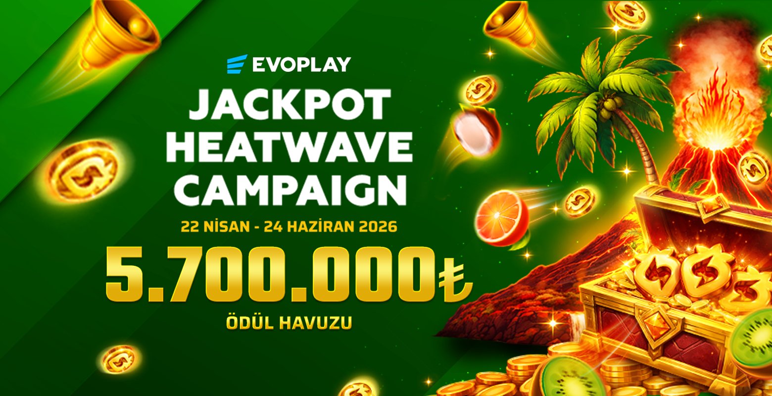 Evoplay Sağlayıcısının Seçili Oyunlarında Geçerli Toplam 5.700.000₺ Ödüllü Turnuvasına Hemen Katıl! - Jojobet