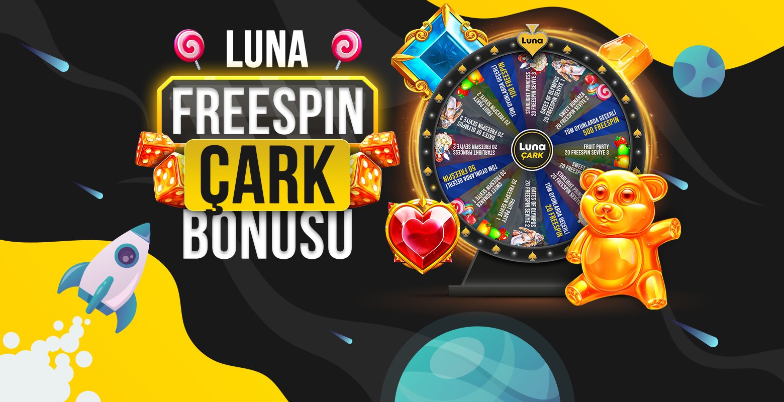 Luna Freespin Çarkı Yatırıma Freespin Kazanma Şansı - Lunabet