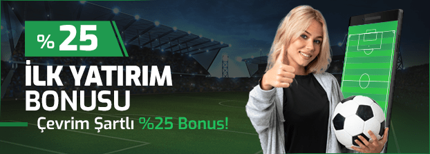 %25 Çevrim Şartlı İlk Yatırım Bonusu - Dinamobet
