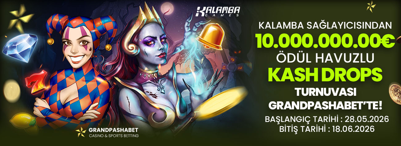 Kalamba Sağlayıcısından 10.000.000,00€ Ödül Havuzlu Turnuva Grandpashabet'te! - Grandpashabet