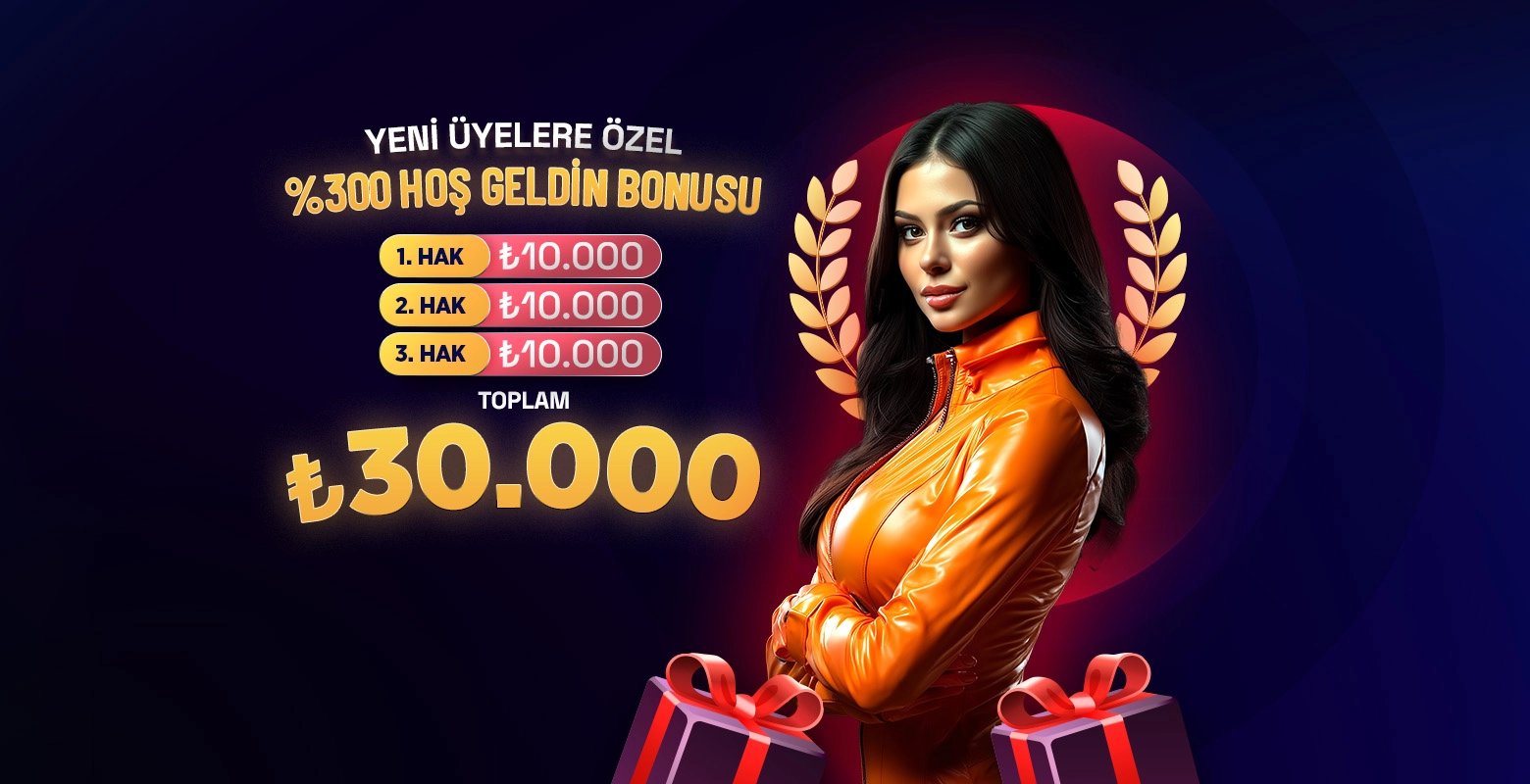 Turboslot %300 Nakit Hoşgeldin Bonusu - Turboslot