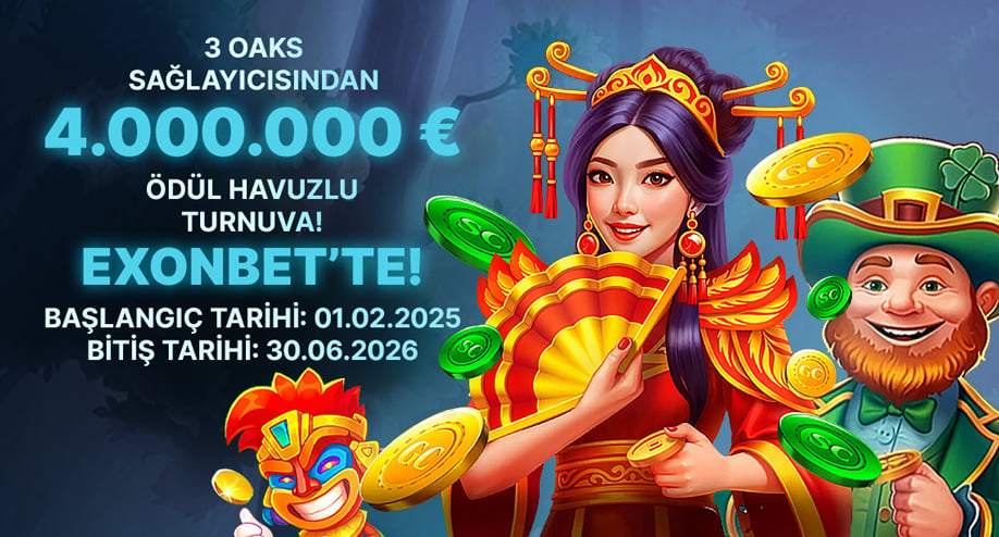 3 Oaks Sağlayıcısından Dev Turnuva! - Exonbet