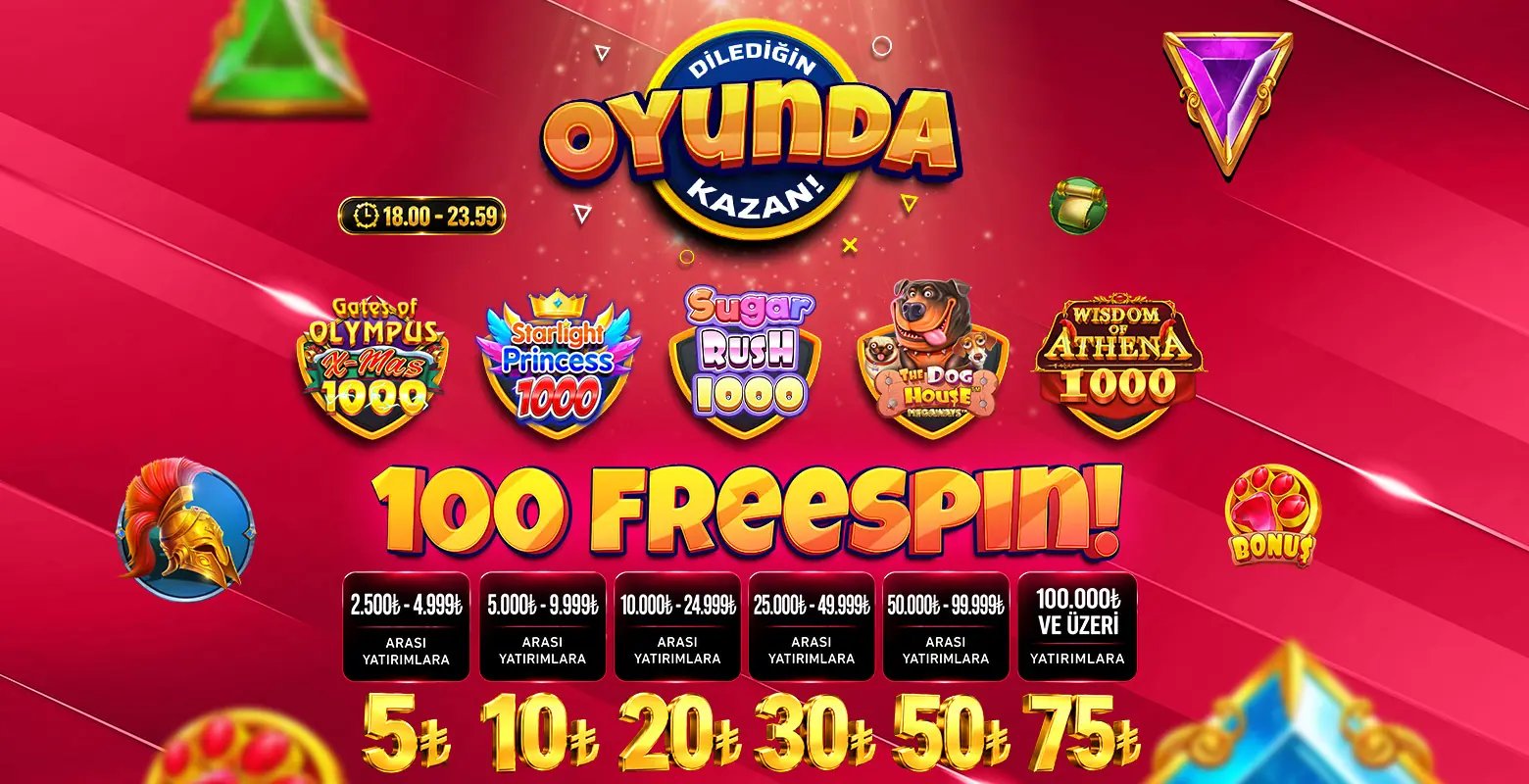 Dilediğin Oyunda Freespin Kazan! - Mavibet