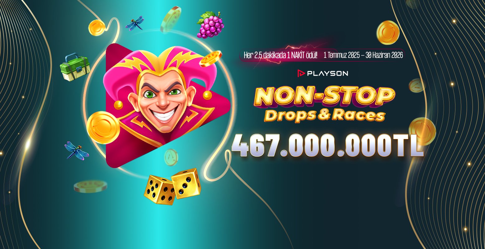 Playson Sağlayıcısının Seçili Oyunlarında Geçerli 467.000.000₺ Ödüllü Turnuvasına Hemen Katıl! - Matbet