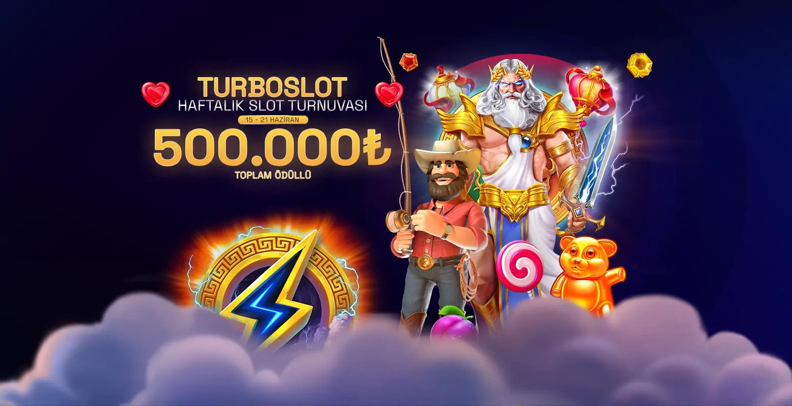 Turboslot Özel Toplam 500.000₺ Ödüllü Haftalık Turnavasına Hemen Katıl - Turboslot