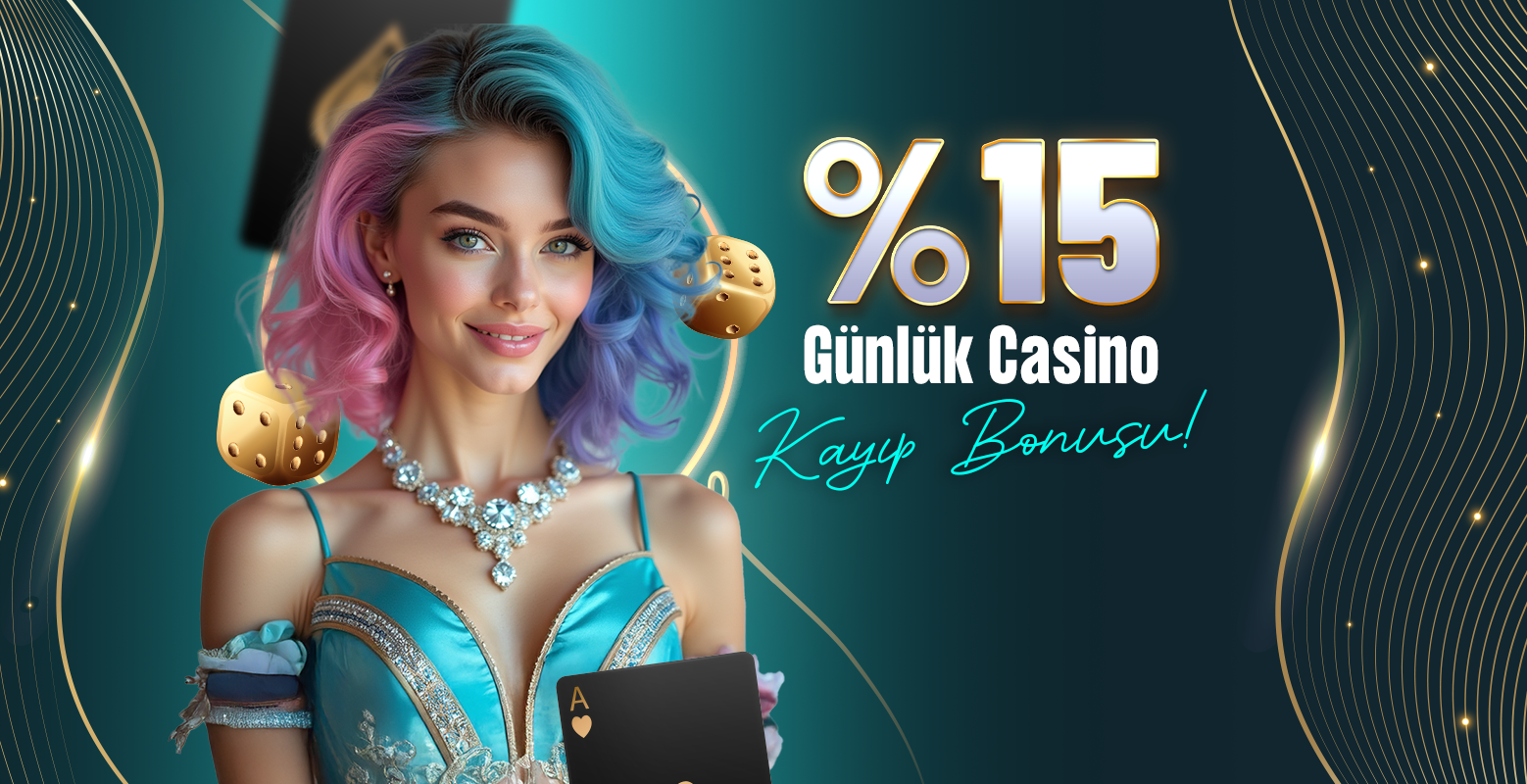 Casinoda Kaybetmek Yok! Günlük % 15 Casino Bonusu! - Matbet