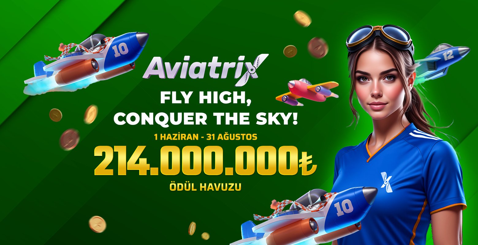 Aviatrix Sağlayıcısının Seçili Oyununda Geçerli 214.000.000₺ Ödüllü Turnuvasına Hemen Katıl! - Jojobet