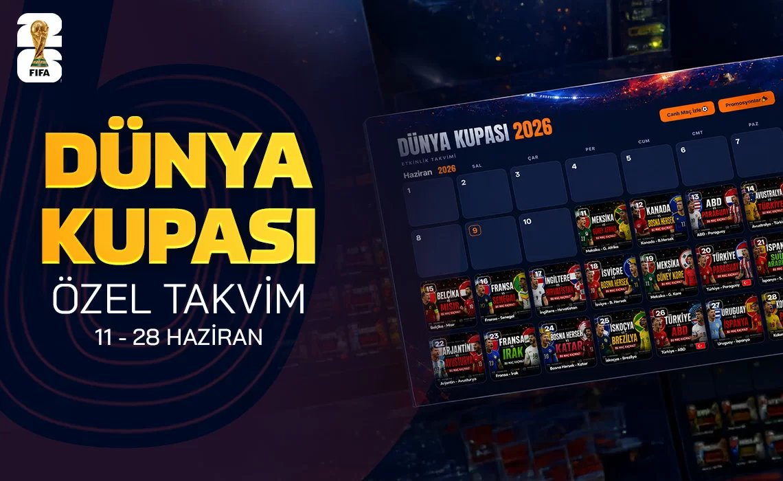 Dünya Kupası Takvimi - Betoffice