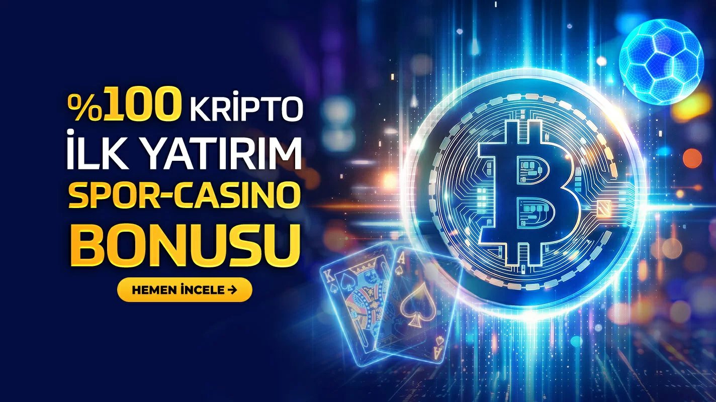 %100 Kripto İlk Yatırım Bonusu Spor/casıno - Betoffice