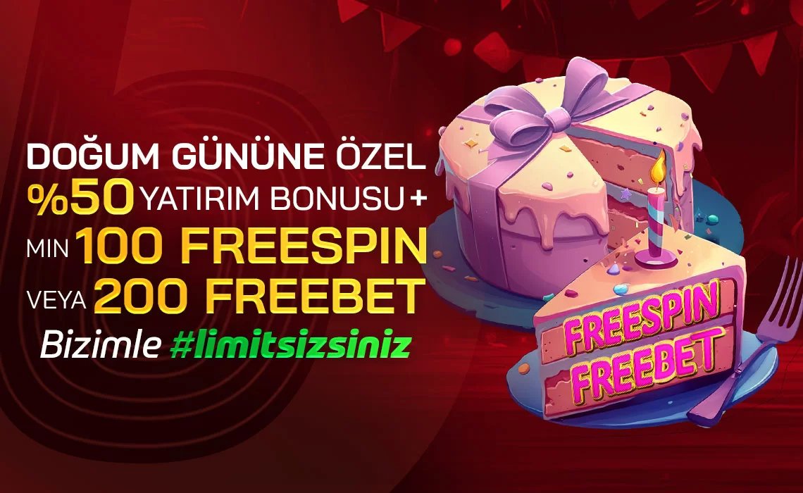 Doğum Gününe Özel %50 Yatırım Bonusu - Betoffice
