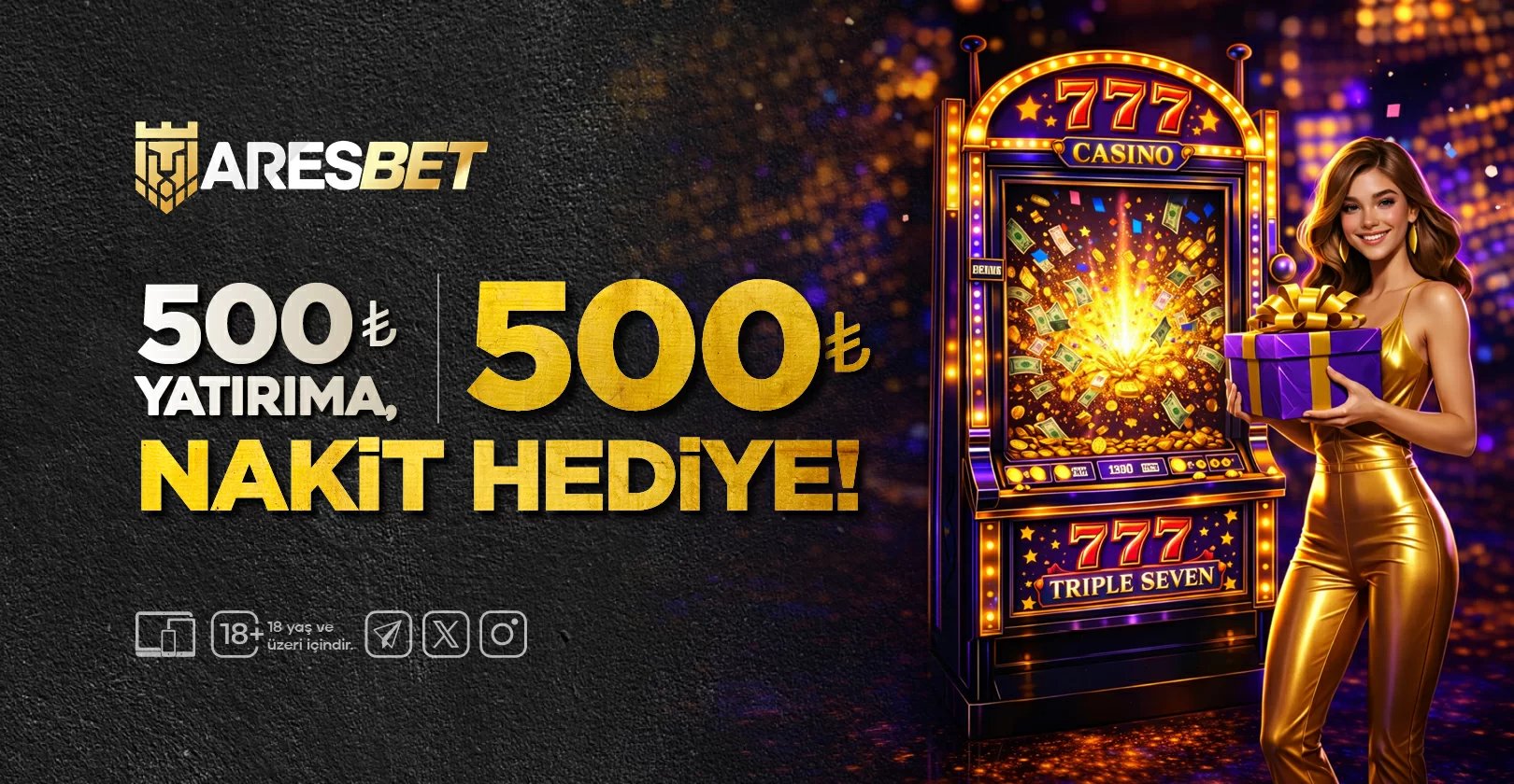 Hafta Sonuna Özel 500₺ Nakit Hediye!