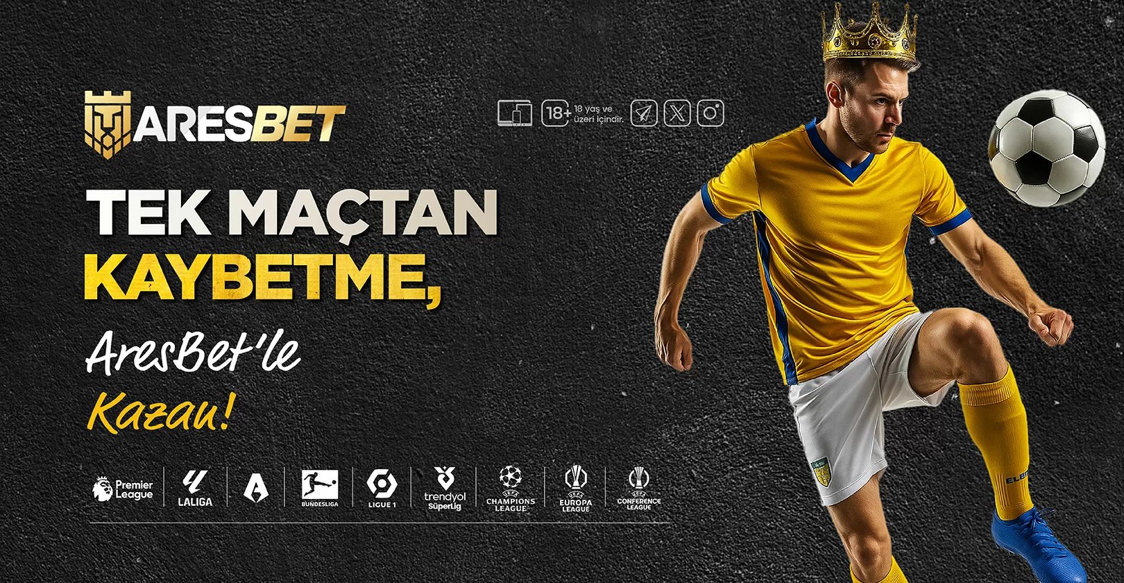 Tek Maçtan Kaybetme, Aresbet'le Kazan!