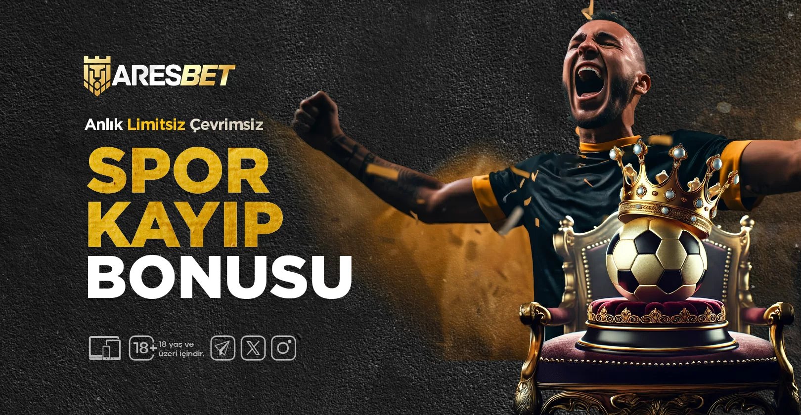 Anlık Çevrimsiz Limitsiz Spor Kayıp Bonusu!