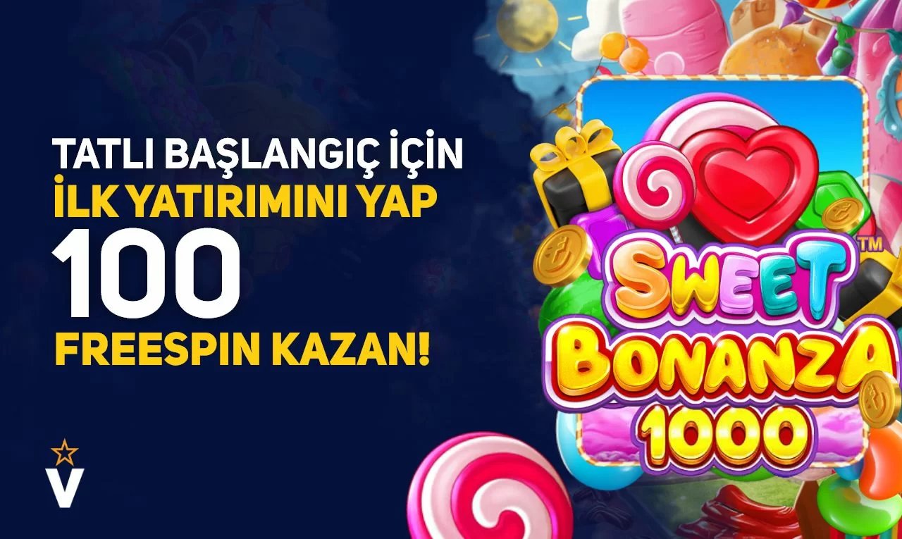 İlk Yatırım Özel Sweet Bonanza 1000 Freespin - Vegabet