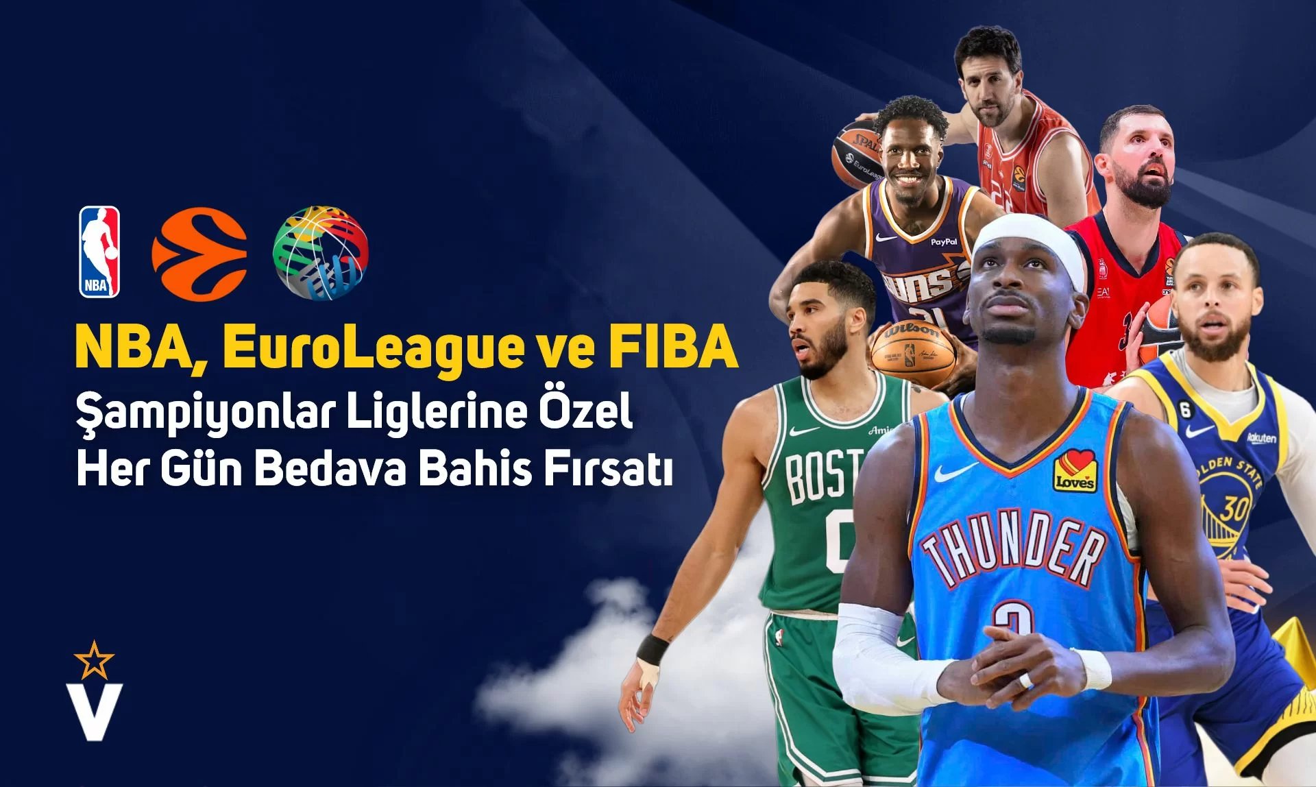 Nba, Euroleague Ve Fıba Şampiyonlar Ligine Özel Bedava Bahis - Vegabet