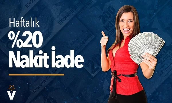 %20 Haftalık Nakit İade - Vegabet
