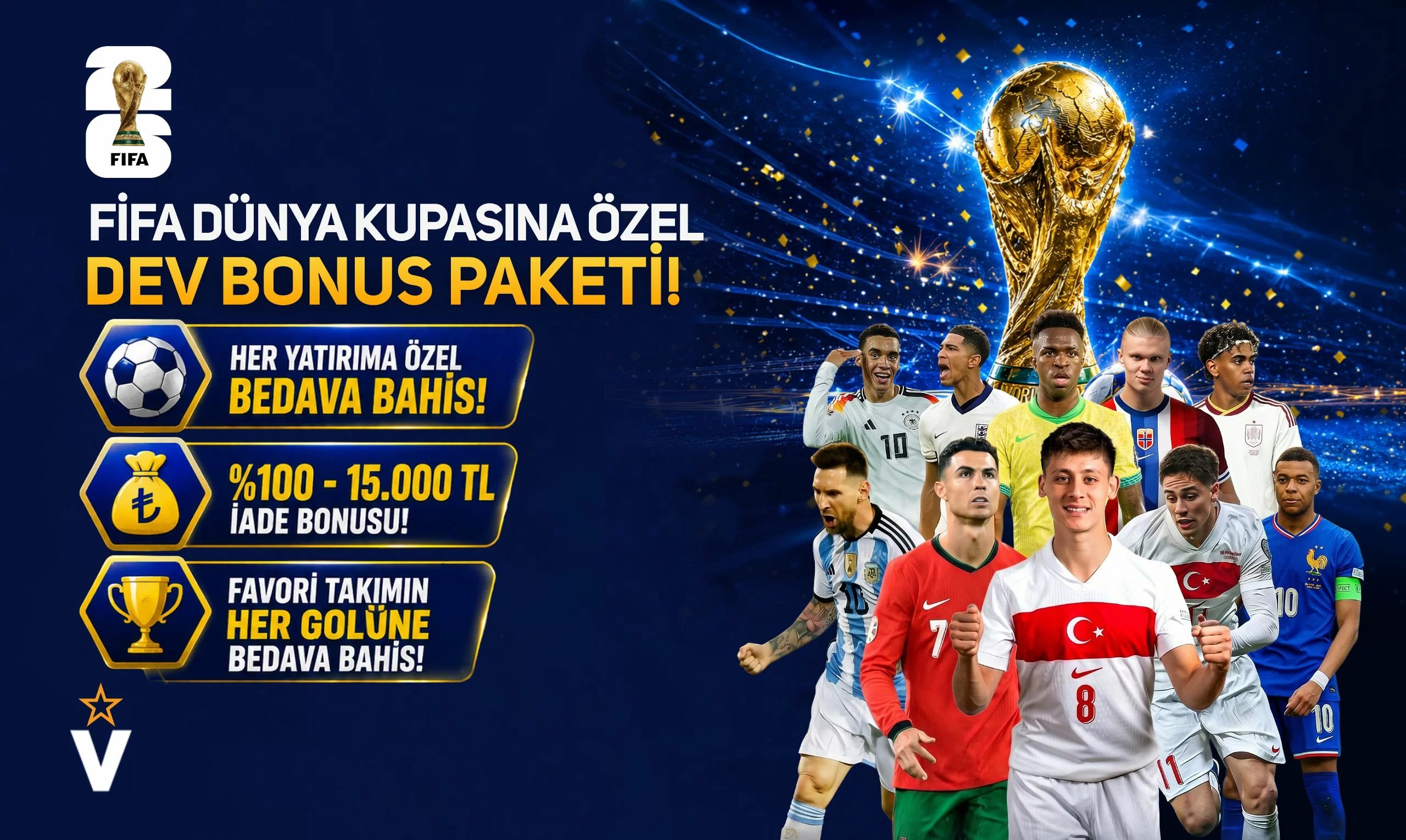 Fifa Dünya Kupasına Özel Dev Bonus Fırsatları - Vegabet