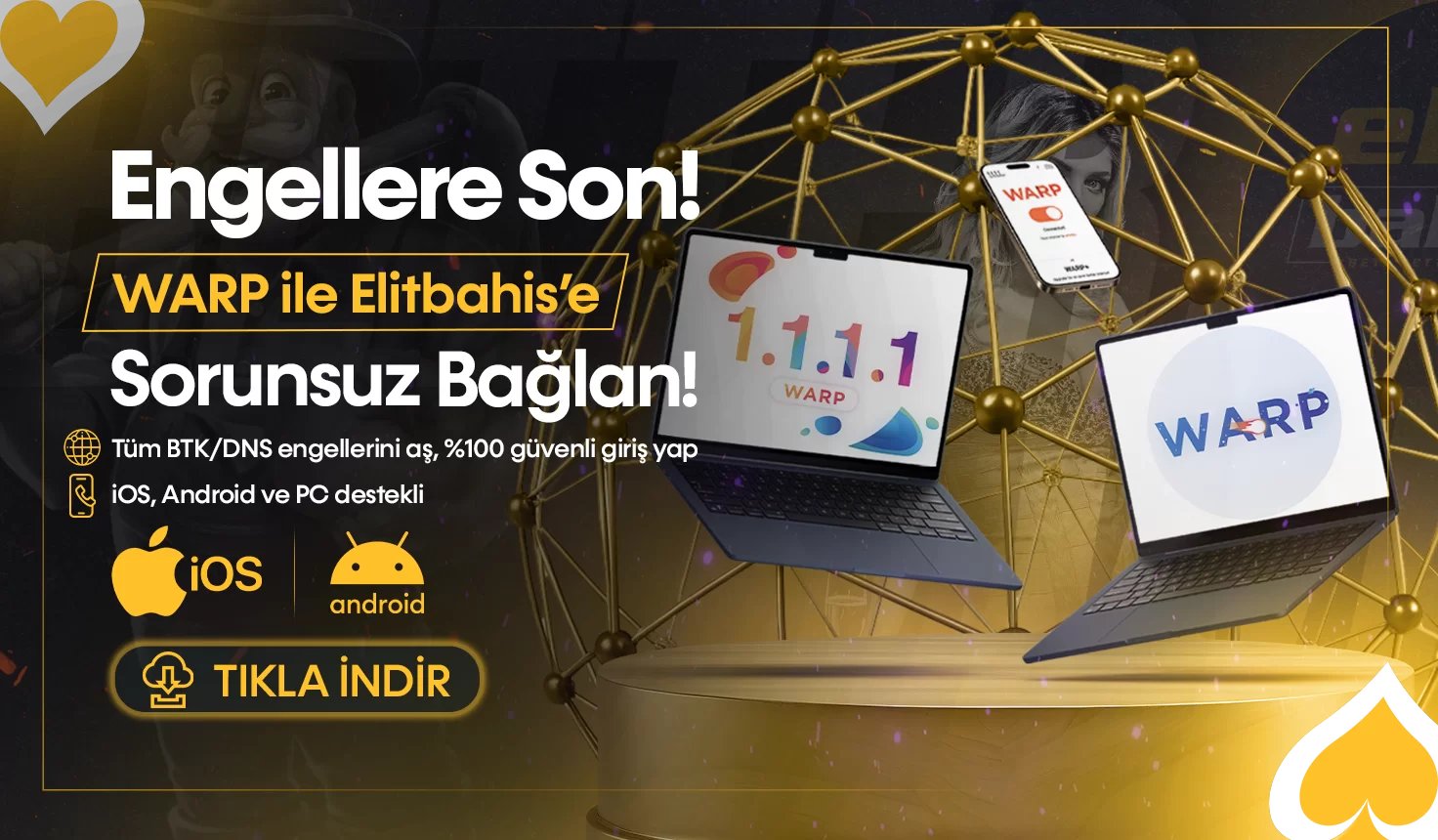 Elitbahis’e Engel Yok, Warp İle Tek Tıkta İçeridesin! - Elitbahis