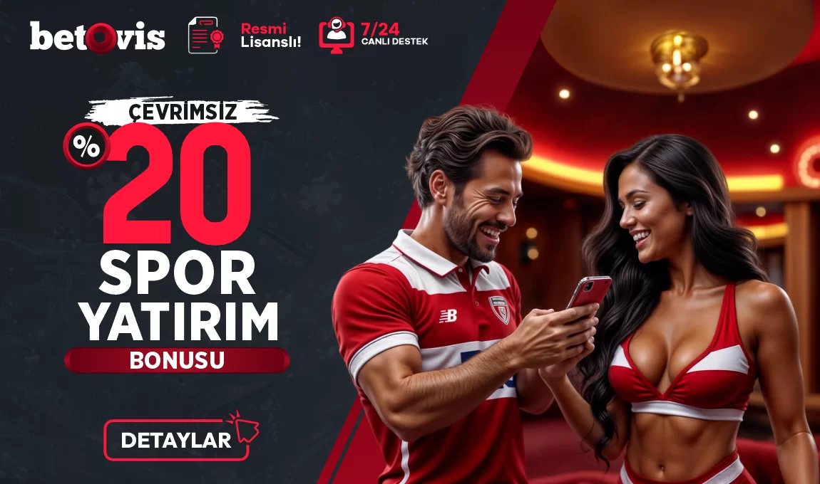 %20 Çevrimsiz Spor Yatırım Bonusu - Betovis