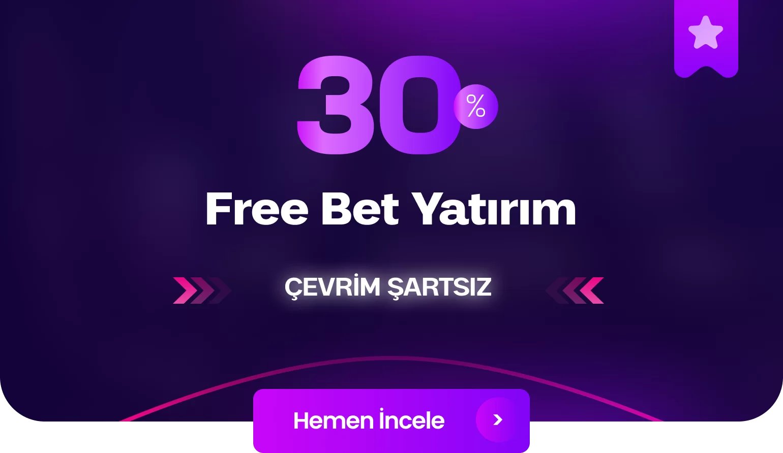 %30 Çevrimsiz Free Bet Yatırım Bonusu - Mislibet