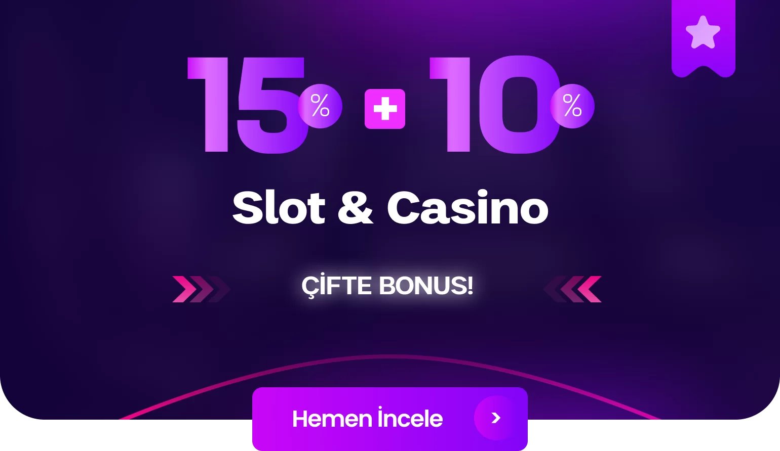 %15 + 10 Çevrimsiz Slot & Canlı Casino Bonusu - Mislibet