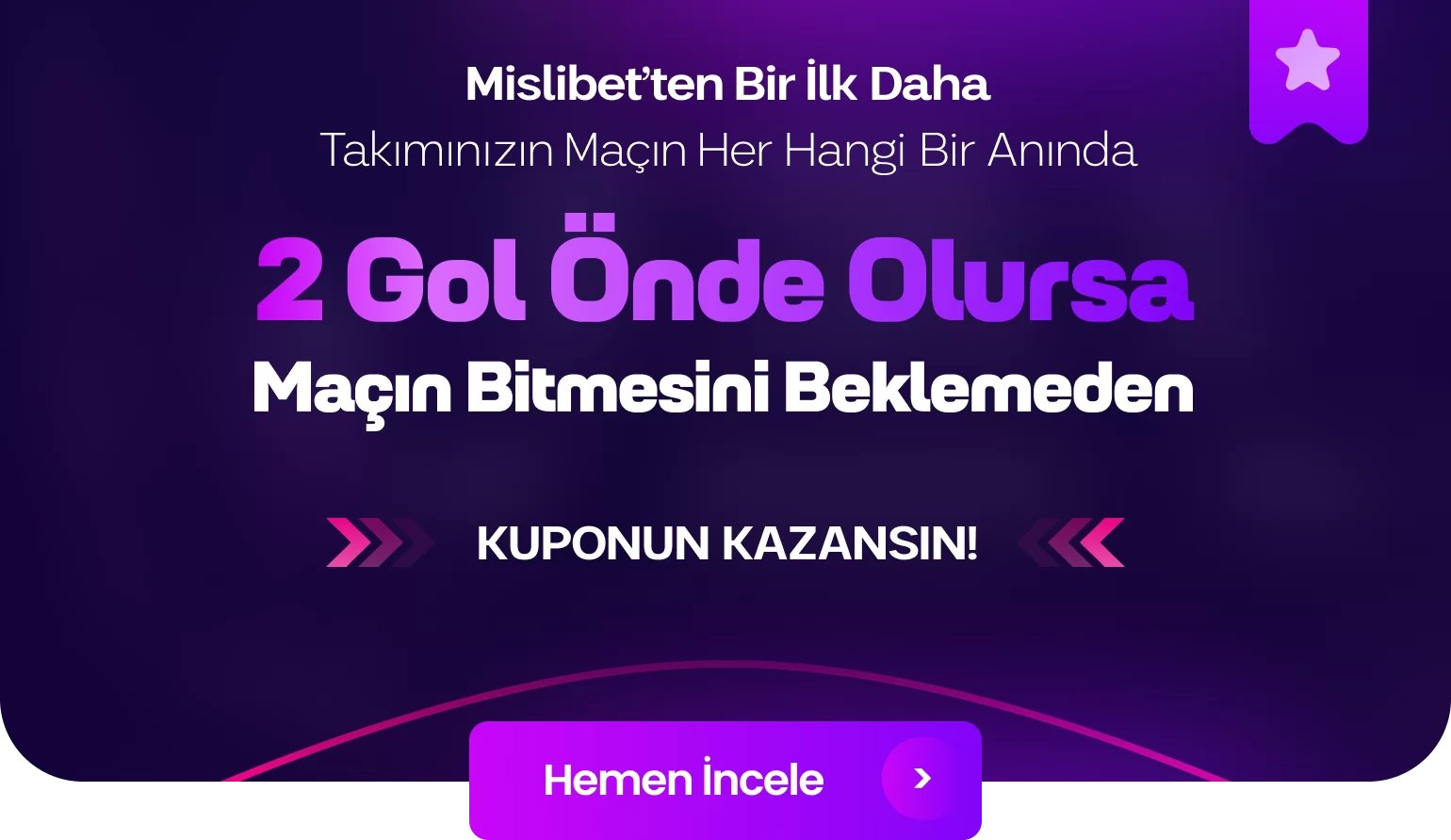 2 Gol Önde Erken Ödeme ! - Mislibet