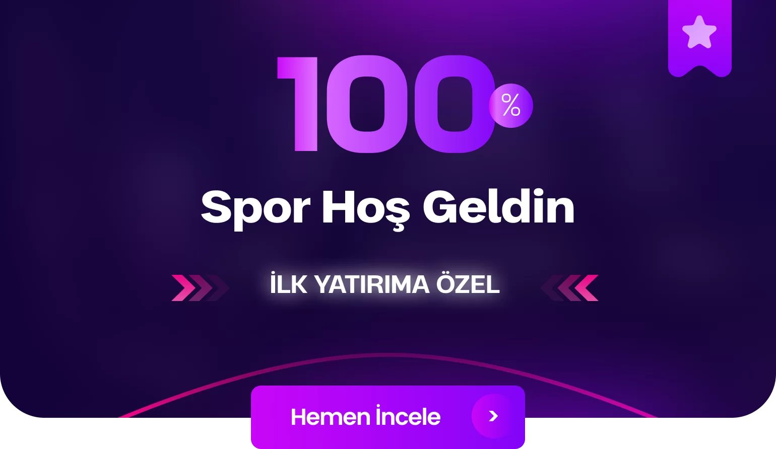 %100 Spor Hoş Geldin Bonusu - Mislibet