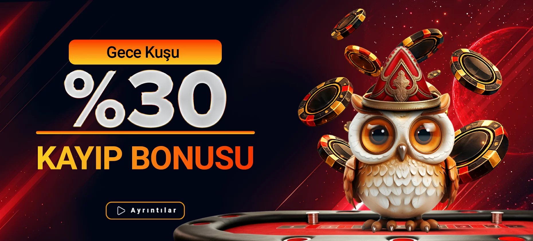 %30 Gece Kuşu Kayıp Bonusu - Almanbahis
