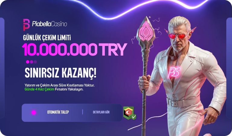 Günlük Çekim Limitleri - Piabellacasino