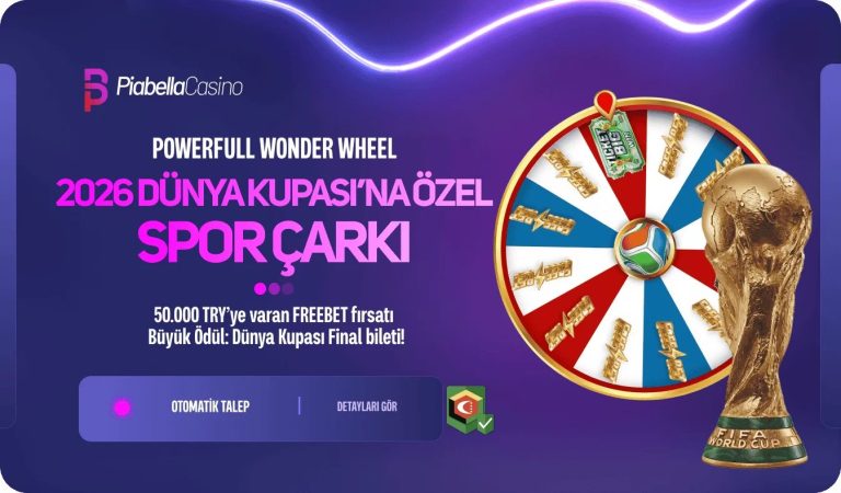 2026 Dünya Kupası'na Özel Spor Çarkı! - Piabellacasino