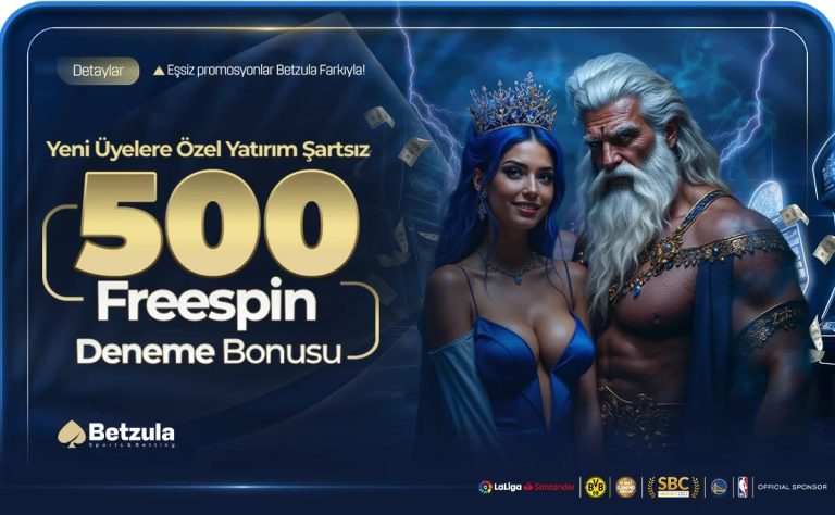 500 Freespin Deneme Bonusu - Betzula
