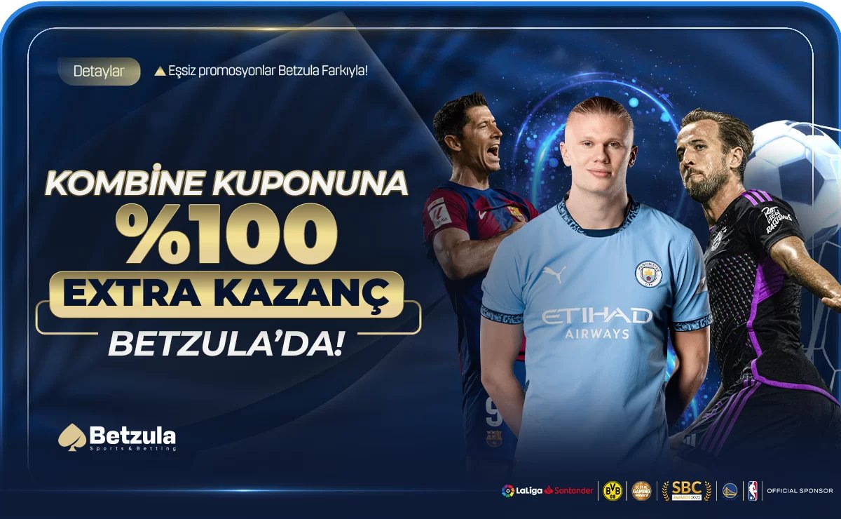 Kombine Kuponuna %100 Ekstra Kazanç - Betzula