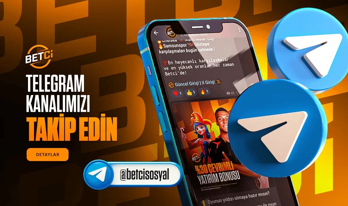 Telegram Kanalımızı Takip Edin! - Betci
