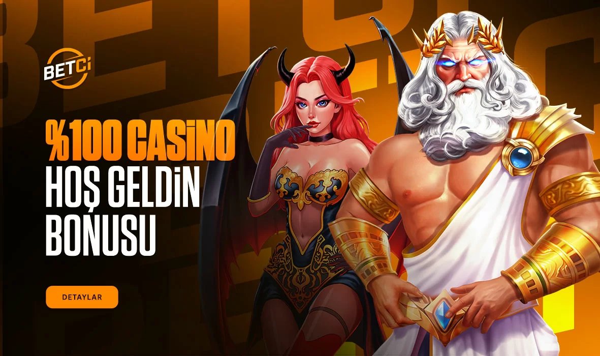 %100 Casino Hoş Geldin Bonusu - Betci