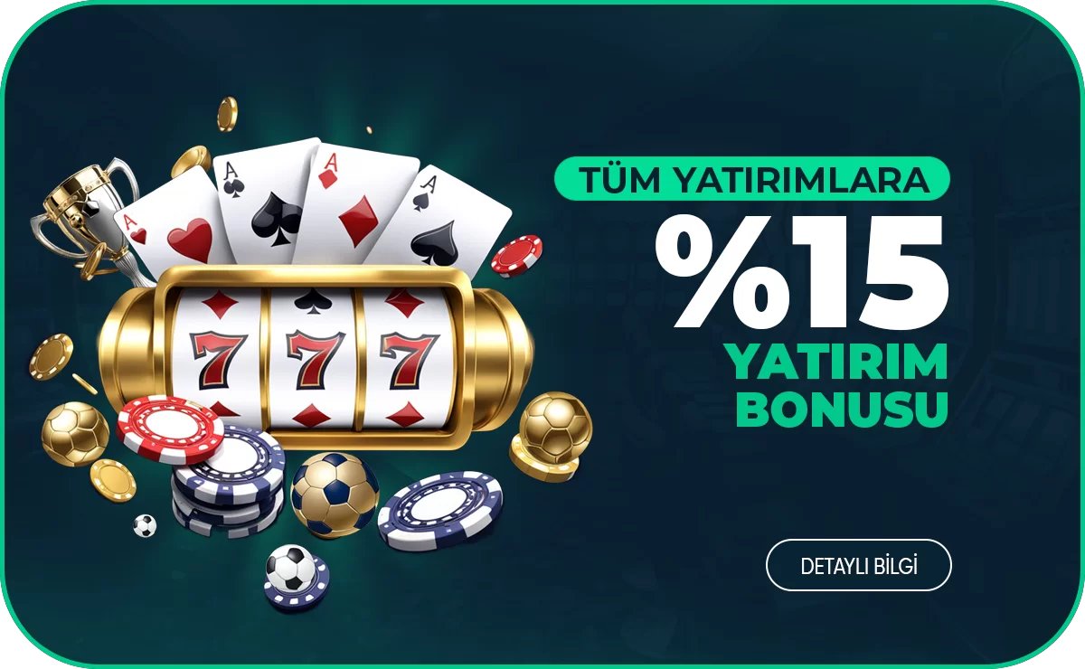 %15 Yatırım Bonusu - Vizebet