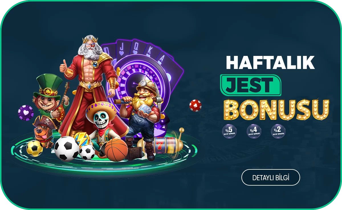 Haftalık Jest Bonusu - Vizebet