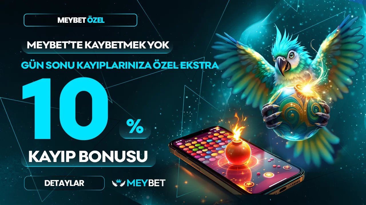 Gün Sonu Ekstra %10 Kayıp Bonusu !