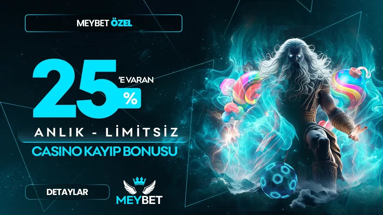 %25 Casıno Anlık Çekim Limitsiz Kayıp Bonusu