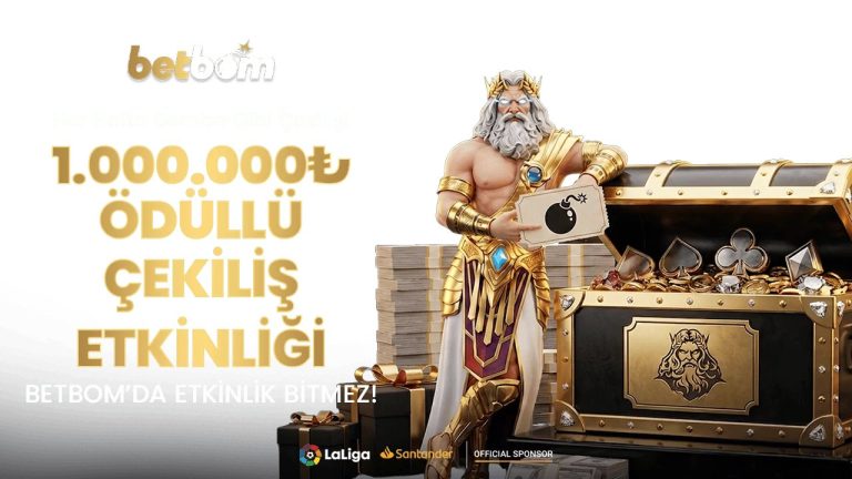 ₺1.000.000 Haftalık Çekiliş - Betbom