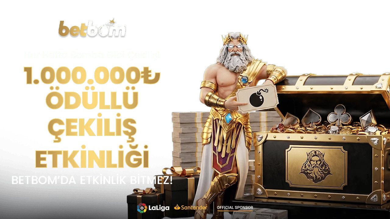 ₺1.000.000 Haftalık Çekiliş - Betbom