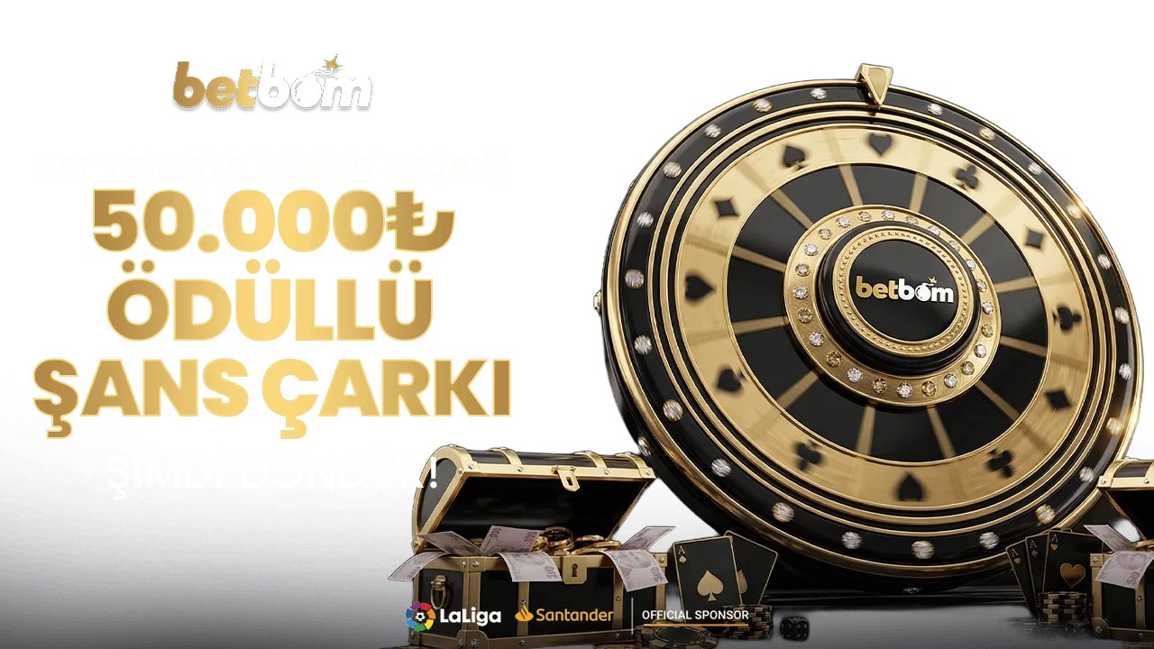 50.000₺ Şans Çarkı - Betbom