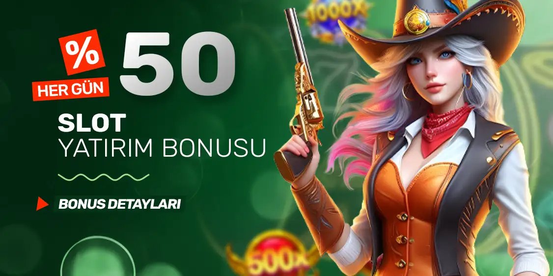 %50 Hergün Slot Yatırım Bonusu - Milyonluk