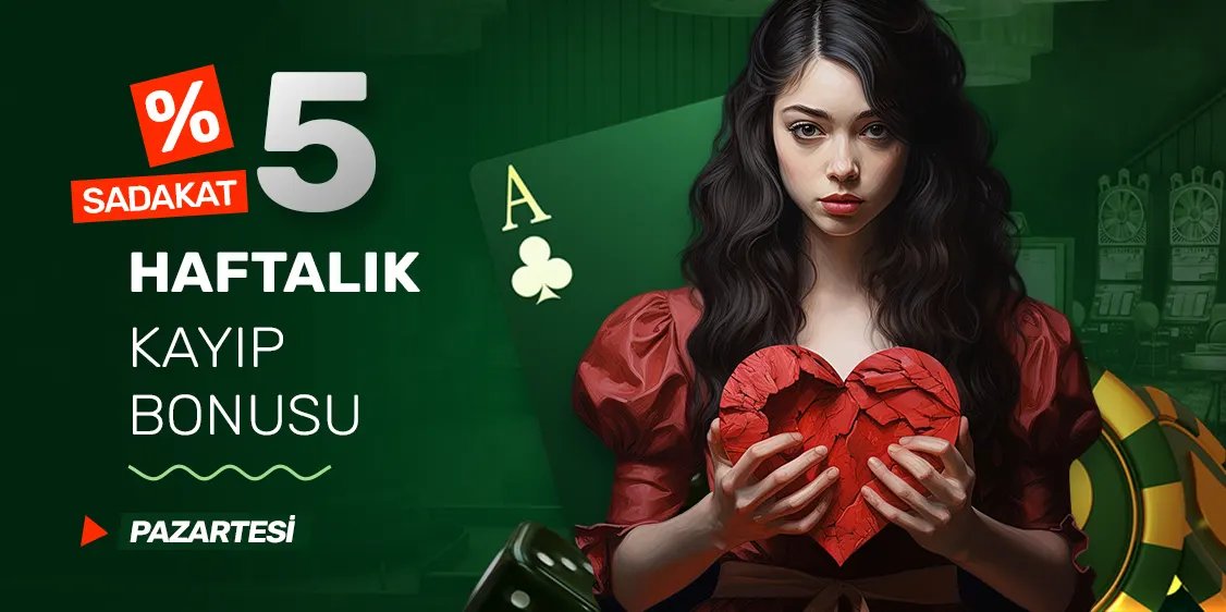 %5 Haftalık Kayıp Bonusu - Milyonluk